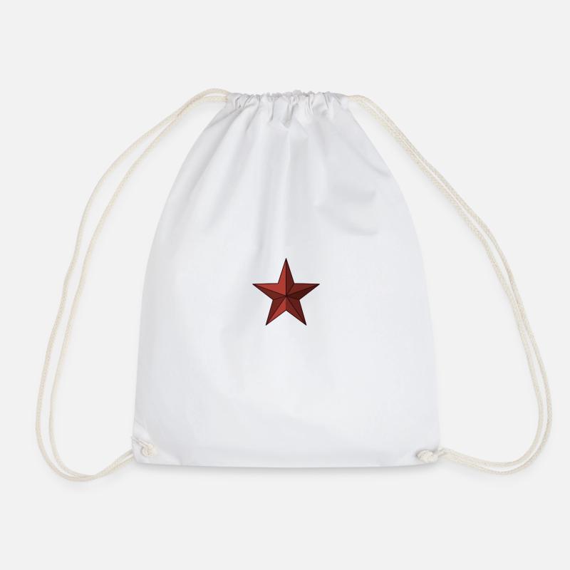 Red Star - Turnbeutel - Weiß