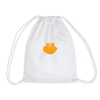 Shell - Drawstring Bag - white - Front