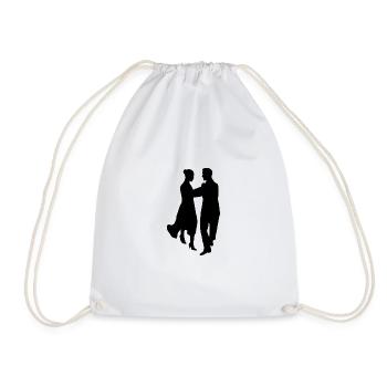 danse - Sac de sport léger - blanc - Devant