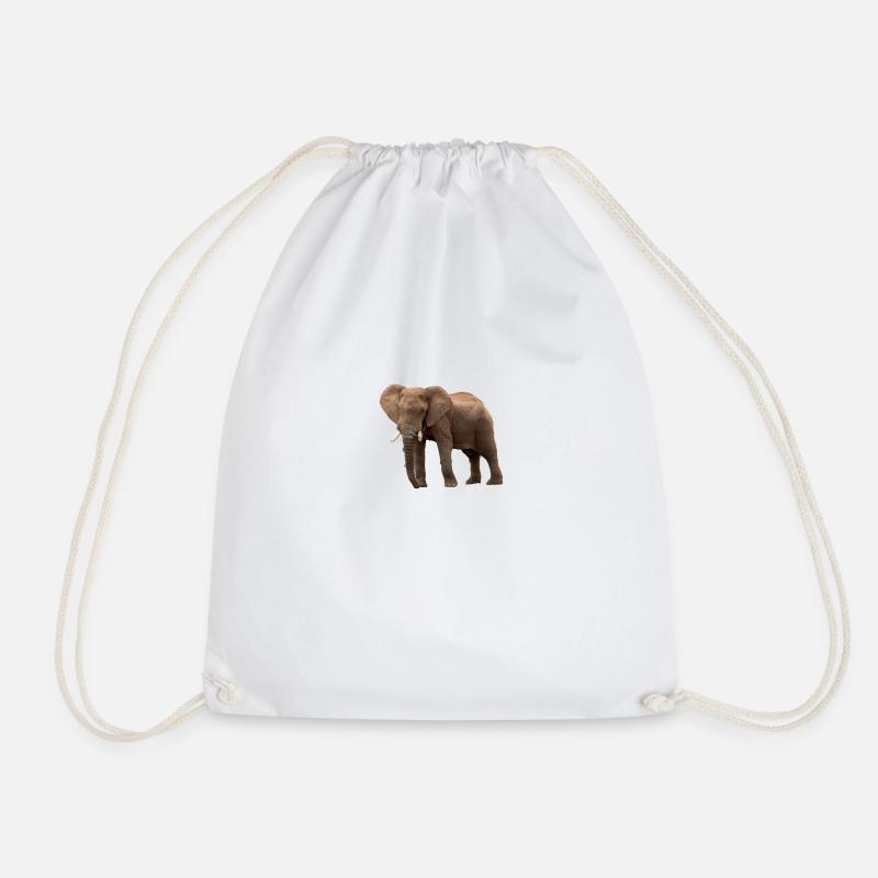 Elefant - Turnbeutel - Weiß
