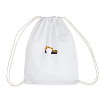 pelleteuse - Sac de sport léger - blanc - Devant