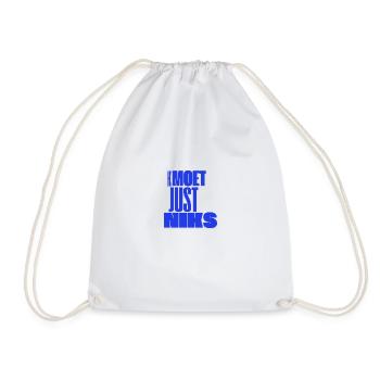 Kmoet just nothing, Dialecte anversois Chemises - Sac de sport léger - blanc - Devant