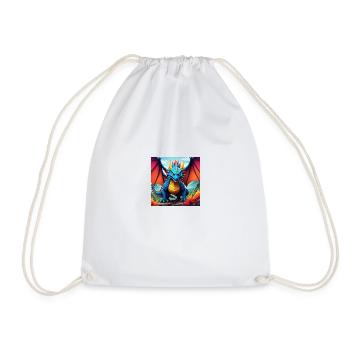 Untitled Project illustrationImage - Drawstring Bag - white - Front