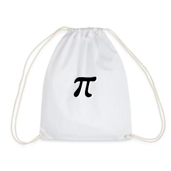Archimedes π - Drawstring Bag - white - Front