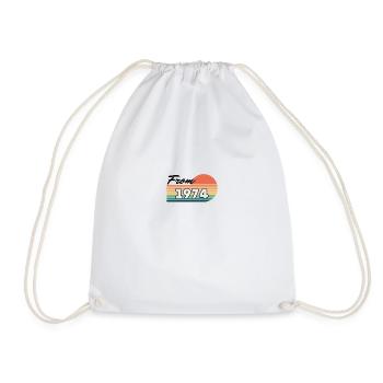 From 1974 - Drawstring Bag - white - Front