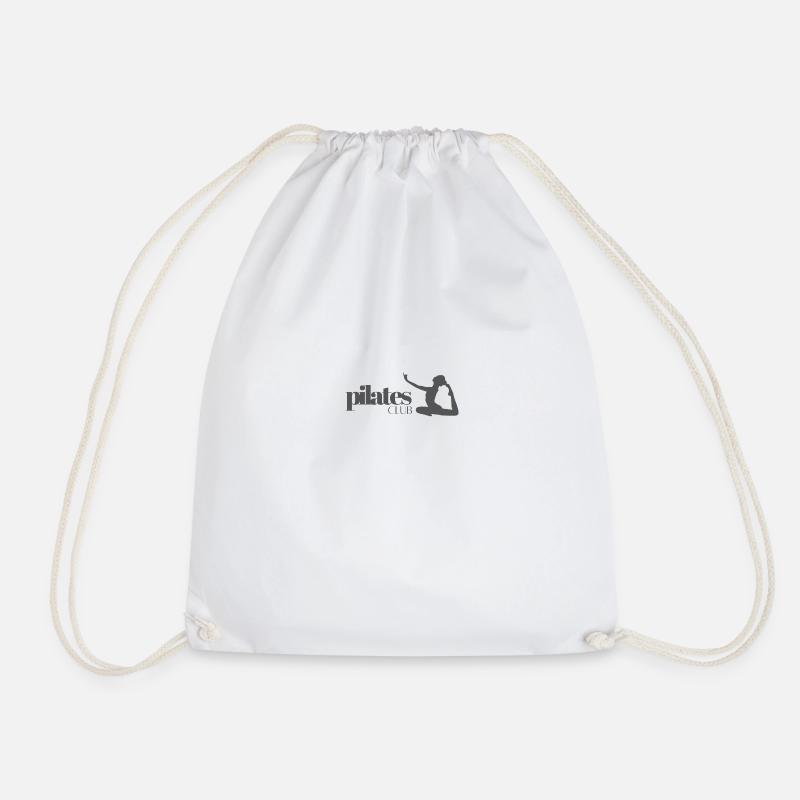 Pilates Club - Drawstring Bag - white