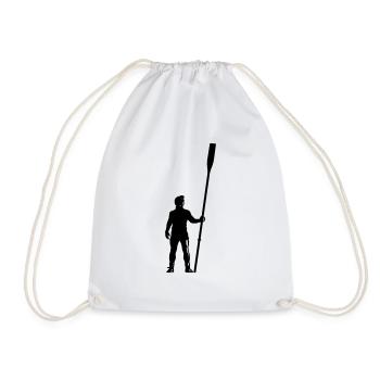 Rower - Drawstring Bag - white - Front