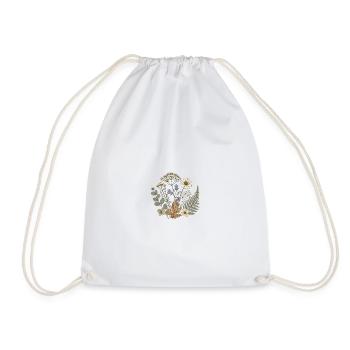 Bouquet de fleurs sauvages - Sac de sport léger - blanc - Devant
