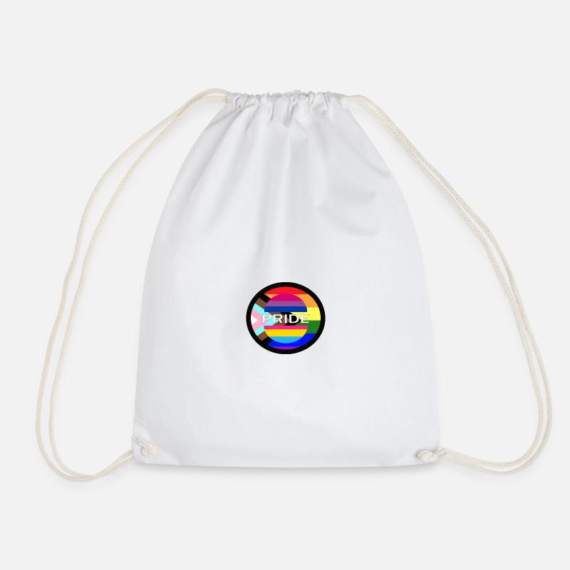 PRIDE - Drawstring Bag - white