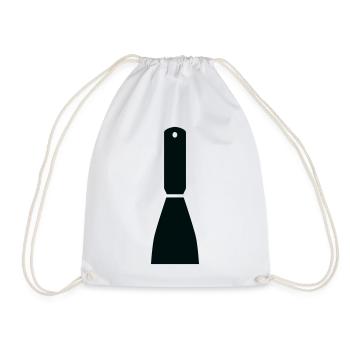 Minimalist Spatula – Craftsmanship - Drawstring Bag - white - Front