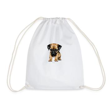 Puppy Cute - Turnbeutel - Weiß - Vorne