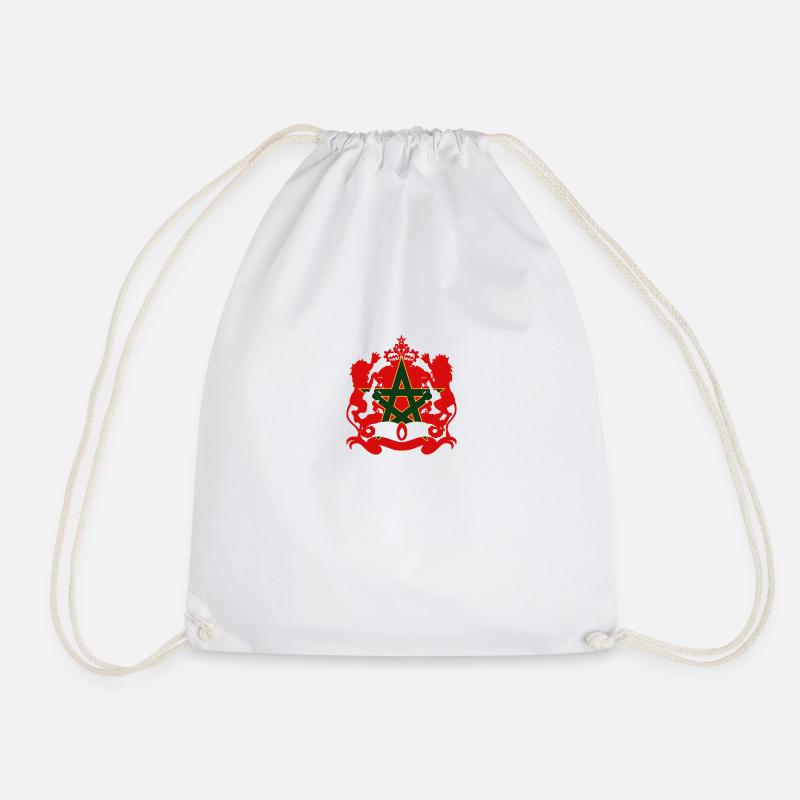 Morocco - Drawstring Bag - white