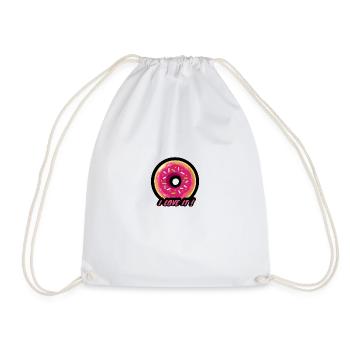 Love it donut - Sac de sport léger - blanc - Devant