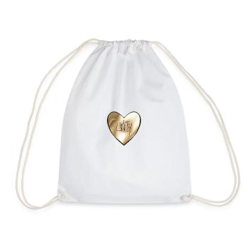 Unity heart - Drawstring Bag - white - Front