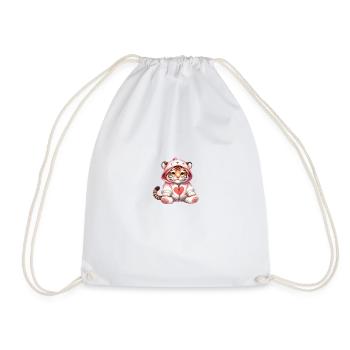 Baby animal - Sac de sport léger - blanc - Devant