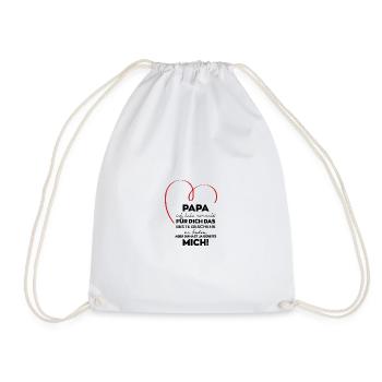 Papa Drôle de Cadeau - Sac de sport léger - blanc - Devant