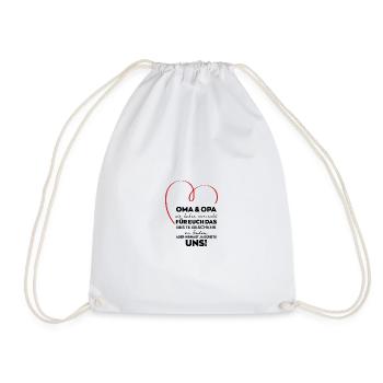 Cadeau drôle de grand-mère grand-père grands-parents - Sac de sport léger - blanc - Devant