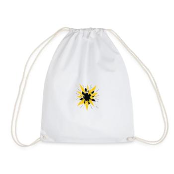 Fragmentation radioactive – Conception physique - Sac de sport léger - blanc - Devant