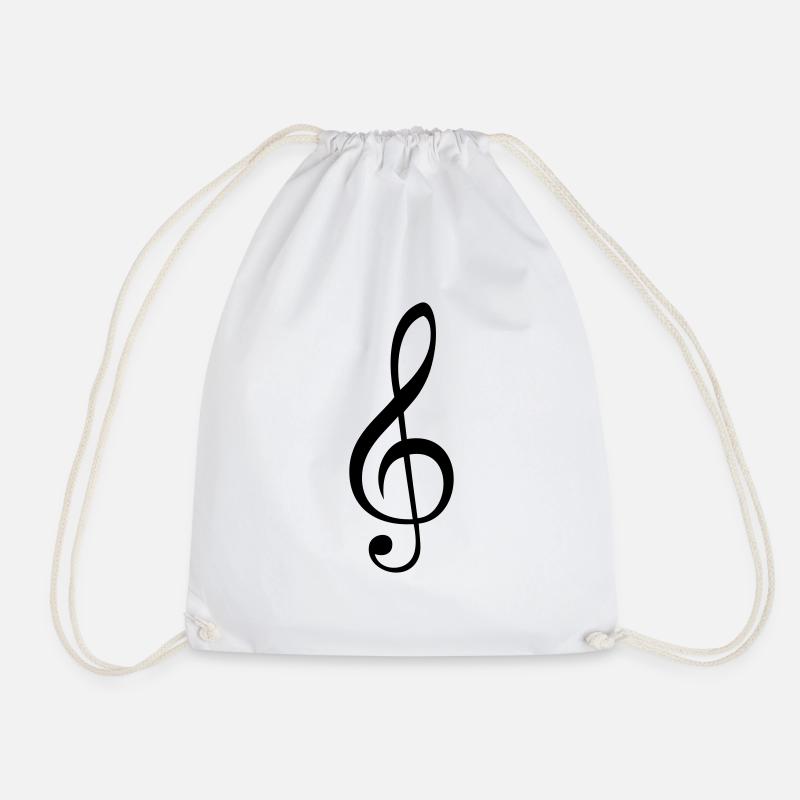 musique - Sac de sport léger - blanc