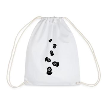 Casque de plongée - Sac de sport léger - blanc - Devant