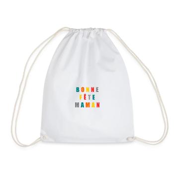 BONNE FÊTE. FÊTE DES MÈRES. FÊTE DES PÈRES. FÊTE - Sac de sport léger - blanc - Devant