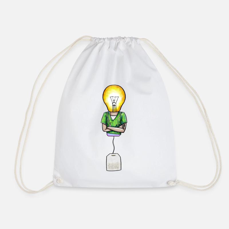 Bulb-Doc-Teebeutels - Turnbeutel - Weiß
