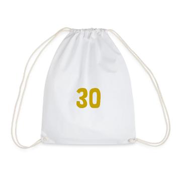 30. 30 ANS. 30e ANNIVERSAIRE. ANNIVERSAIRE 30 ANS. - Sac de sport léger - blanc - Devant