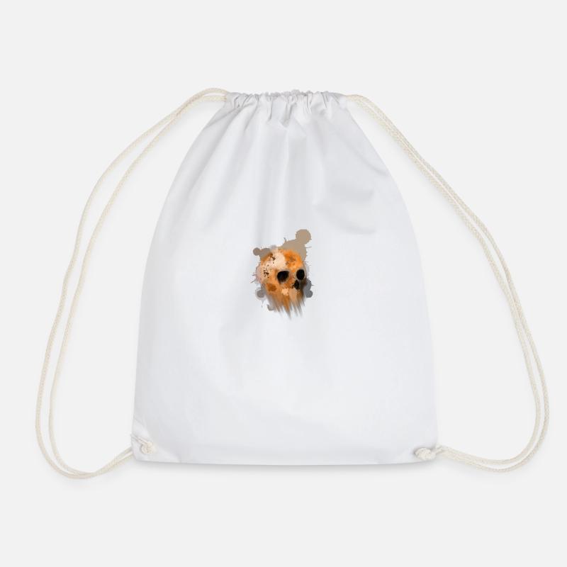 Crâne, crâne, crâne - Sac de sport léger - blanc