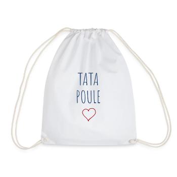 TATA POULE COEUR - Sac de sport léger - blanc - Devant