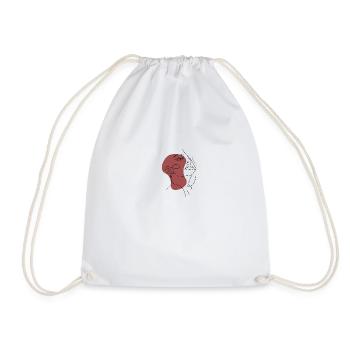 Femme Line Art minimalistic - Drawstring Bag - white - Front