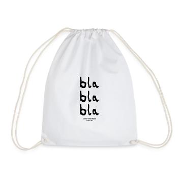 bla bla bla-dgn - Turnbeutel - Weiß - Vorne