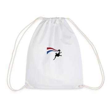 Maillot de foot néerlandais - Sac de sport léger - blanc - Devant
