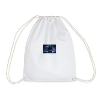 Sailing ship under mystical sky - Drawstring Bag - white - Front