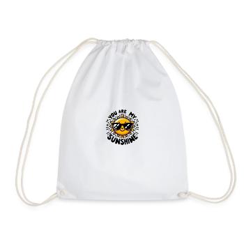 Tu es mon rayon de soleil - Sac de sport léger - blanc - Devant