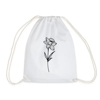 Daffodil - Drawstring Bag - white - Front