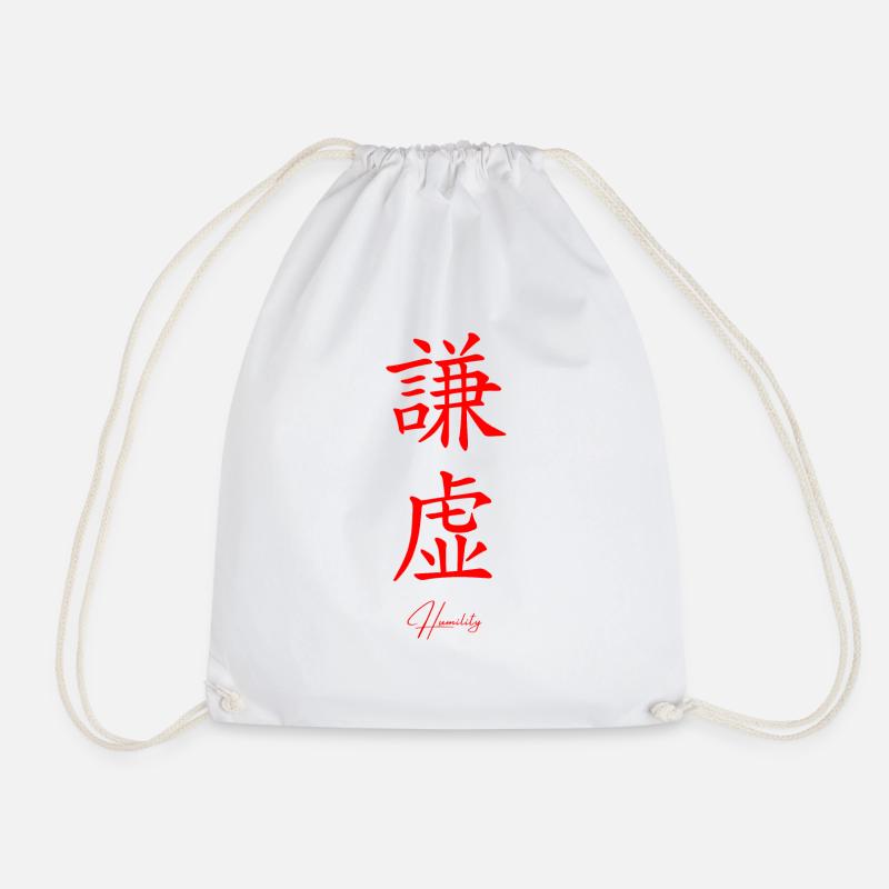 Japanisch - Turnbeutel - Weiß
