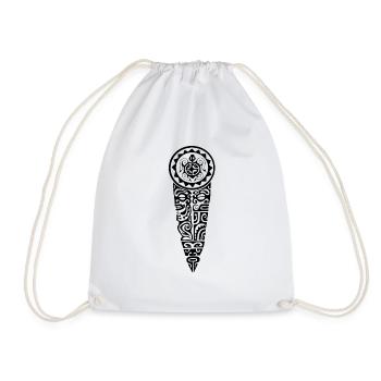 logo poitrine maori 106 noir - Sac de sport léger - blanc - Devant