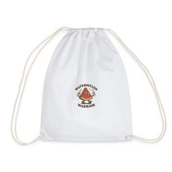 Guerrier pastèque - Sac de sport léger - blanc - Devant