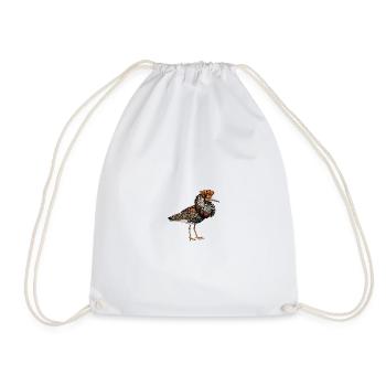 Coureur de bataille Calidris pugnax - Sac de sport léger - blanc - Devant