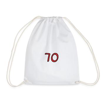 HAPPY BIRTHDAY. HAPPY BIRTHDAY. ANNIVERSARY. - Drawstring Bag - white - Front