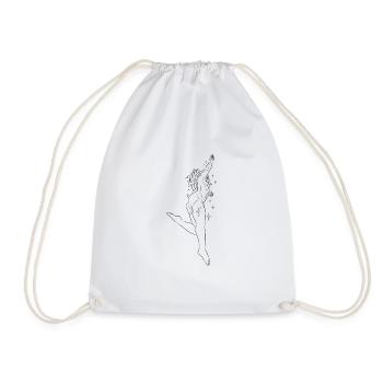 Femme des etoiles - Sac de sport léger - blanc - Devant