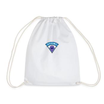 "Suomi" - Drawstring Bag - white - Front