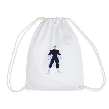 Be a Superhero! Be brave! - Drawstring Bag - white - Front