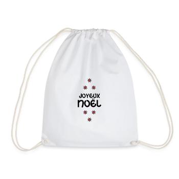 NOËL. ANNEE. ANNIVERSAIRE. RETRAITE. PAPA. MAMAM. - Sac de sport léger - blanc - Devant