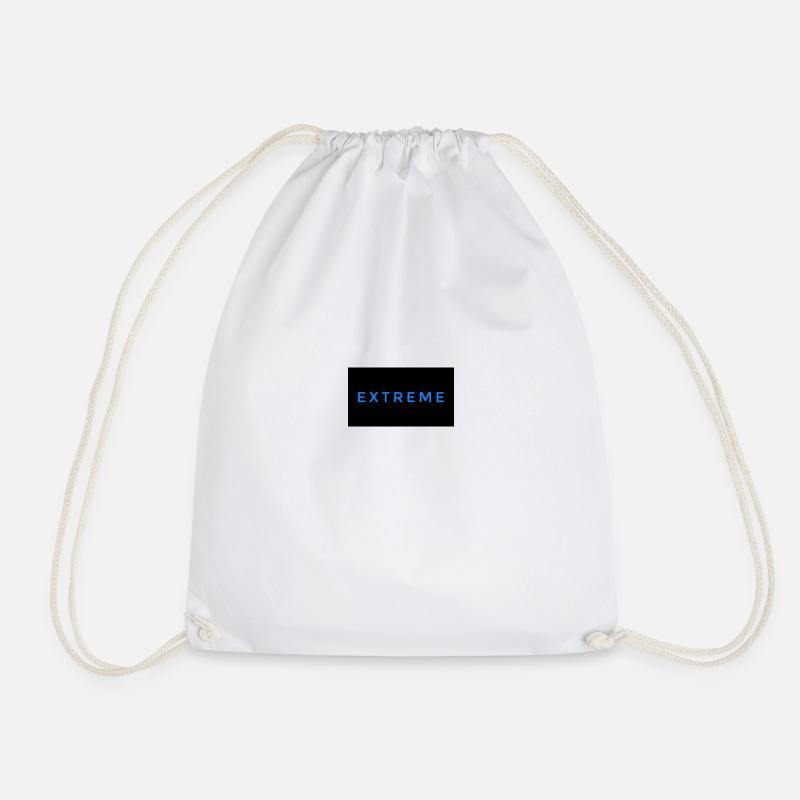 Extreme 5 - Drawstring Bag - white