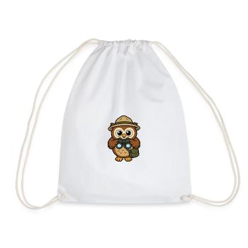 Aventureux explorateurs de la chouette - Sac de sport léger - blanc - Devant