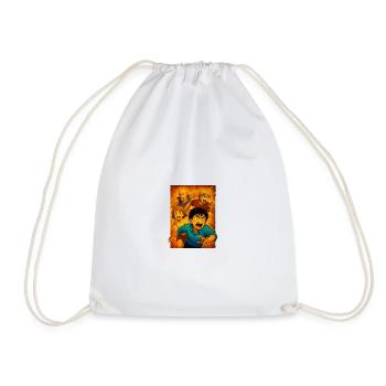 Racing Group Adventure Manga - Drawstring Bag - white - Front