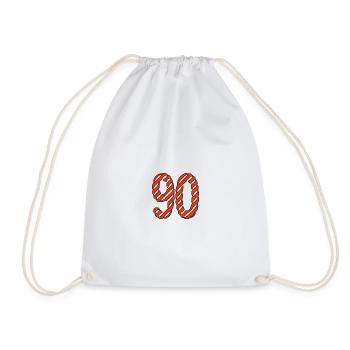 90. 90 YEARS. 90TH ANNIVERSARY. 90TH ANNIVERSARY. - Drawstring Bag - white - Front