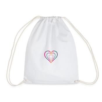 THANK YOU. MISTRESS. MASTER. HEART. THANK YOU MISTRESS. - Drawstring Bag - white - Front