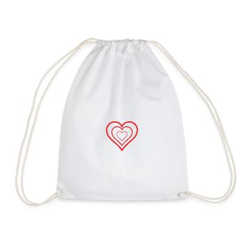 THANK YOU. MISTRESS. MASTER. HEART. THANK YOU MISTRESS. - Drawstring Bag - white - Front